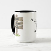 personalisierter Kaffee "Gone Fish'n" Tasse (Vorderseite Links)