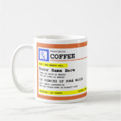 Personalisierter Kaffee Kaffeetasse (Links)