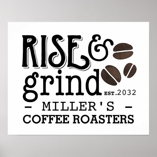 Personalisierter Kaffee Liebhaber der Küche Poster (Vorne)