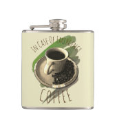 Personalisierter Kaffee Lover Cup Saucer Bohnen Fl Flachmann (Vorderseite)