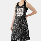 Personalisierter Kaffee Lover Küche Schürze Bohnen (InSitu)