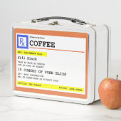Personalisierter Kaffee Metall Brotdose (Beispiel)