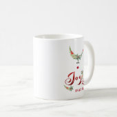 Personalisierter Kaffee mit der Heuschrecke Kaffeetasse (VorderseiteRechts)