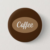 Personalisierter Kaffee mit weißer Taste Button (Vorderseite)