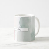Personalisierter Kaffee Tasse Aquarell (VorderseiteRechts)