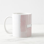 Personalisierter Kaffee Tasse Aquarell (Links)