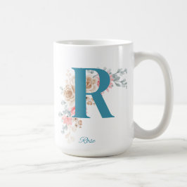 Personalisierter Kaffee Tasse Buchstabe R
