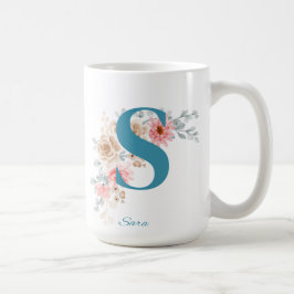 Personalisierter Kaffee Tasse Letter S