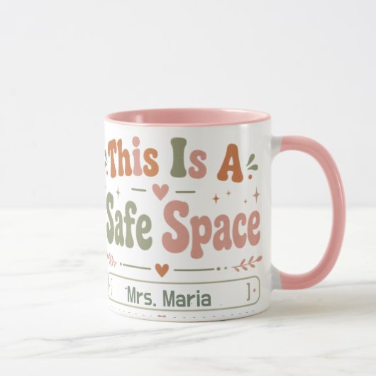 Personalisierter Kaffeebecher für Schulberater Tasse (Rechts)