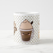 Personalisierter Kaffeebecher Jumbo-Tasse (Vorderseite)