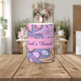 Personalisierter Kaffeebecher Lavendel-Muschel Kaffeetasse