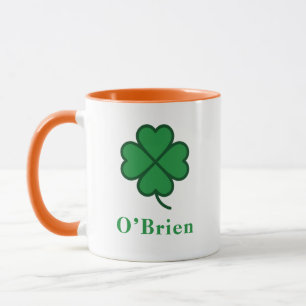 Personalisierter Kaffeebecher Lucky Irish Green Cl Tasse