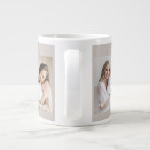 Personalisierter Kaffeebecher mit Familienerinneru Jumbo-Tasse (Rückseite)