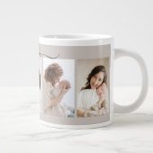 Personalisierter Kaffeebecher mit Familienerinneru Jumbo-Tasse (Rechts)