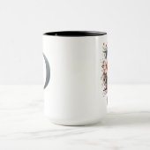 Personalisierter Kaffeebecher mit Geburtsblume als Tasse (Zentrum)