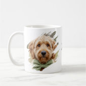 Personalisierter Kaffeebecher mit Hundebild Gesche Kaffeetasse (Links)