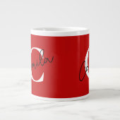 Personalisierter Kaffeebecher mit Namen Jumbo-Tasse (Vorderseite)