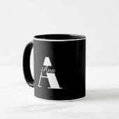 Personalisierter Kaffeebecher mit Namen Tasse (Vorderseite Links)