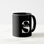Personalisierter Kaffeebecher mit Namen Tasse (VorderseiteRechts)