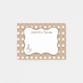 Personalisierter Kaffeepapitnotiz Post-it Klebezettel (Vorderseite)