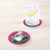 Personalisierter Kaffeetasse-Getränk-Untersetzer Getränkeuntersetzer (Seite)