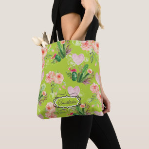 Personalisierter Kaktus-Chic Tasche