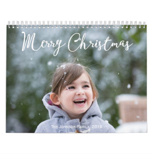 Personalisierter Kalender 2018 Weihnachten schneie