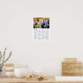 Personalisierter Kalender 2021 für Fotos Poster (Küche)