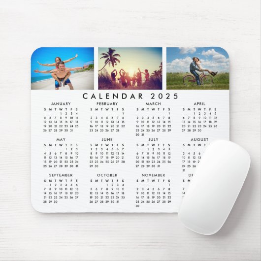 Personalisierter Kalender 2023 Mousepad (Mit Mouse)