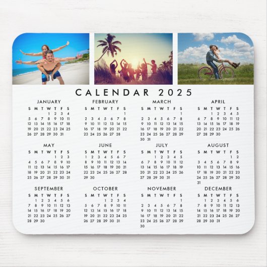 Personalisierter Kalender 2023 Mousepad (Vorne)