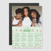 personalisierter Kalender 2025 Magnetkarte (Vorne/Hinten)