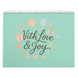 Personalisierter Kalender 2025 - Stilvoll, funktio