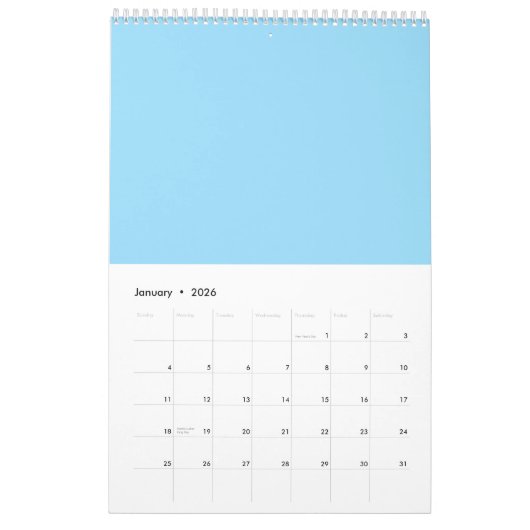 Personalisierter Kalender 2026 - Benutzerdefiniert (Jan 2026)