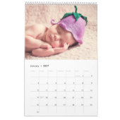 Personalisierter Kalender des benutzerdefinierten  (Jan 2027)