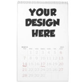 Personalisierter Kalender erstellen - Freier Kalen (Mär 2027)