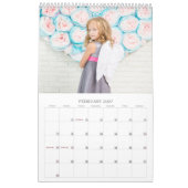Personalisierter Kalender für benutzerdefinierte F (Feb 2027)