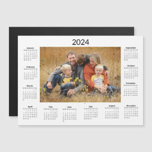 Personalisierter Kalender - Magnet 2024