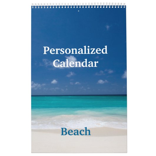 Personalisierter Kalender - Strand (Titelbild)