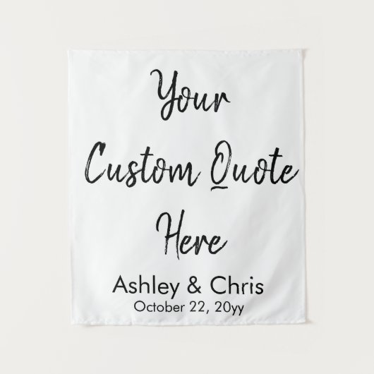 Personalisierter Kalkulationsplatz Wandteppich (Vorderseite)