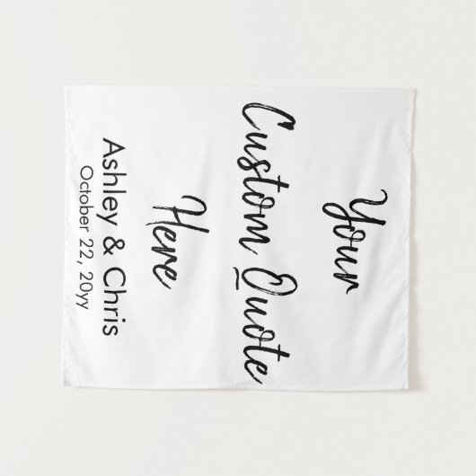 Personalisierter Kalkulationsplatz Wandteppich (Vorderseite (Horizontal))