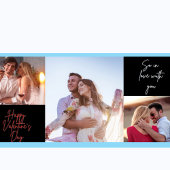 personalisierter, kalter, lebhafter Valentinstag Zweifarbige Tasse