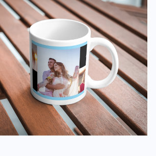 personalisierter, kalter, lebhafter Valentinstag Zweifarbige Tasse