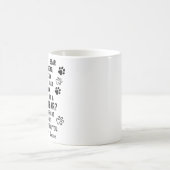 Personalisierter Kampf um einen Bär für Ihren Hund Kaffeetasse (Mittel)