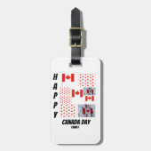 Personalisierter Kanada Tag 9 Fotolollage Gepäck Gepäckanhänger (Vorderseite vertikal)