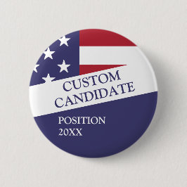 Personalisierter Kandidat für die Wahl Button