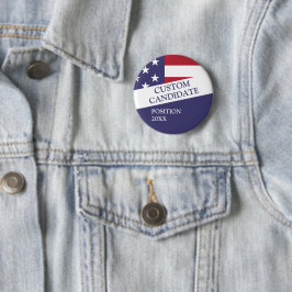 Personalisierter Kandidat für die Wahl Button