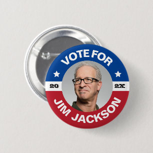 Personalisierter Kandidaten-Wahlknopf mit Foto Button