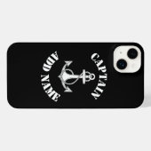 Personalisierter Kapitän iPhone Hülle (Rückseite (Horizontal))