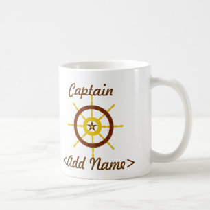 Personalisierter Kapitän Mug Kaffeetasse