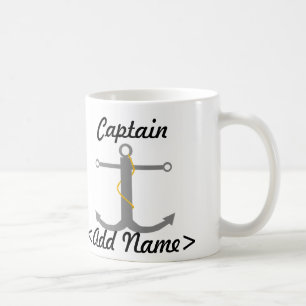 Personalisierter Kapitän Mug Kaffeetasse